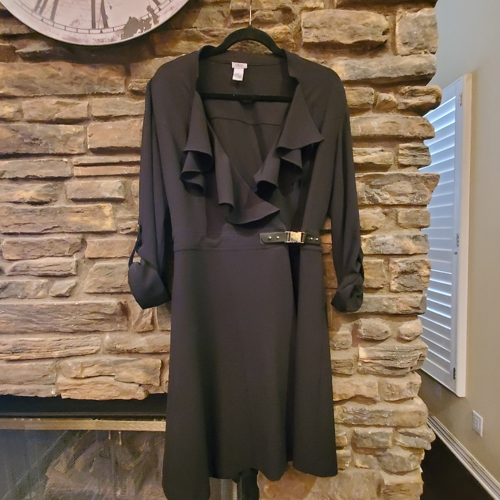 CACHE BLACK DRESS SZ LARGE